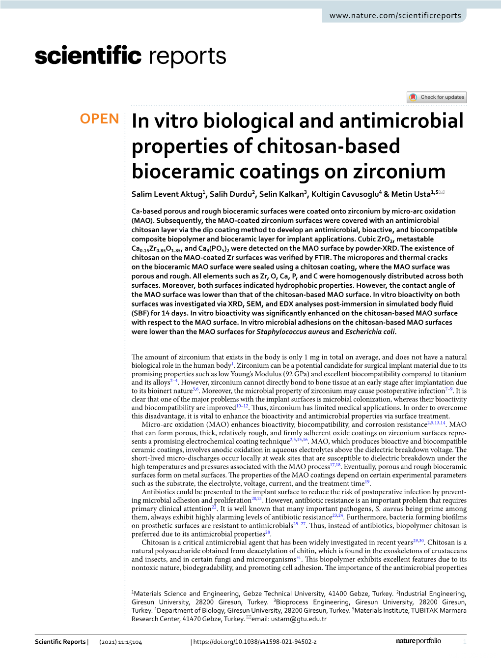 In Vitro Biological and Antimicrobial Properties of Chitosan-Based