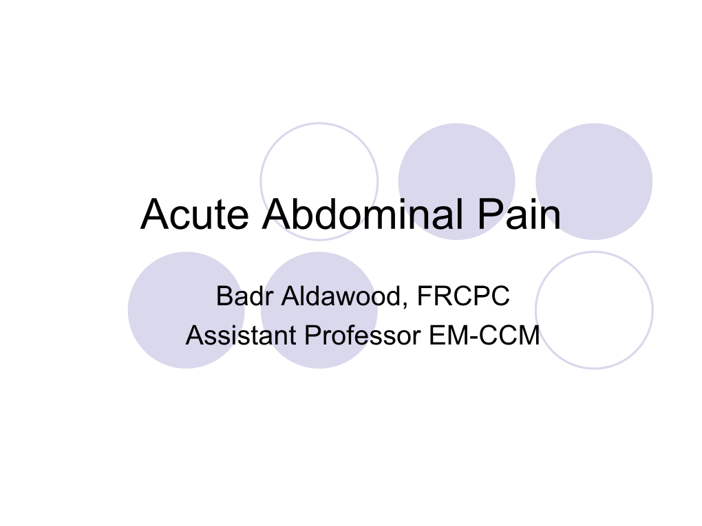 Acute Abdomen-Students-2018-9