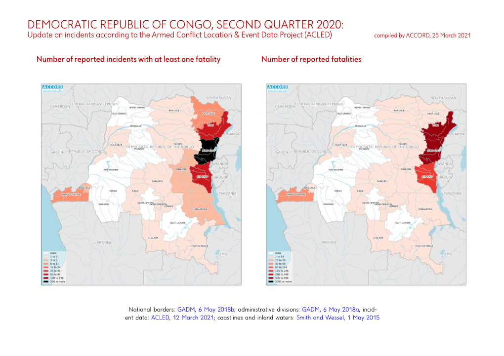 Democratic Republic of Congo, Second Quarter 2020