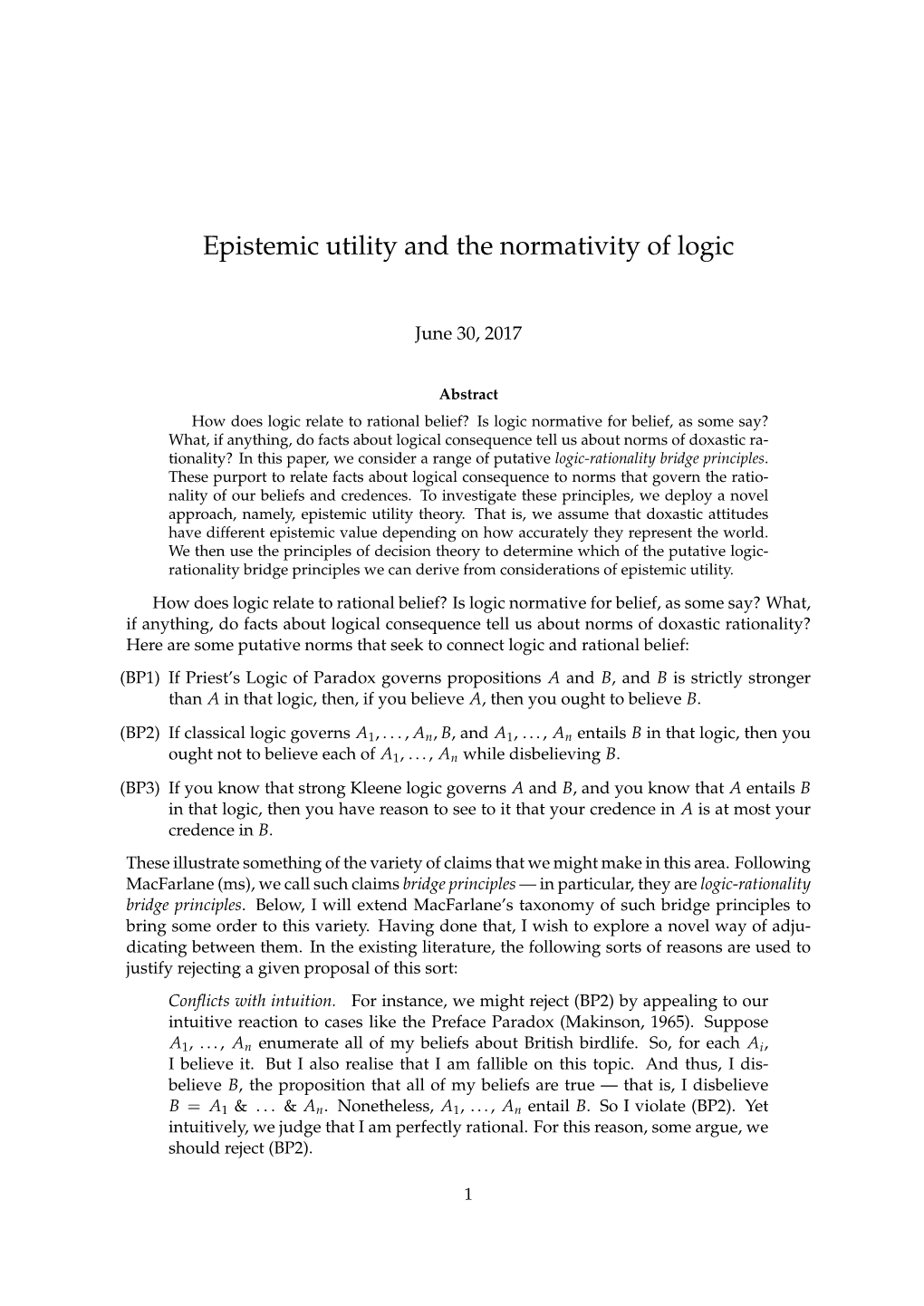 Epistemic Utility and the Normativity of Logic