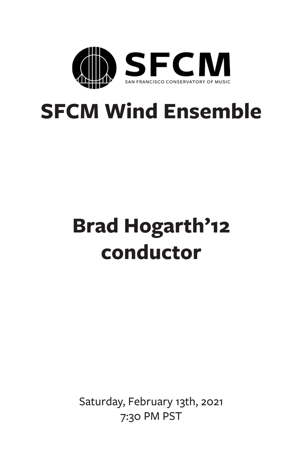 SFCM Wind Ensemble Stravinsky