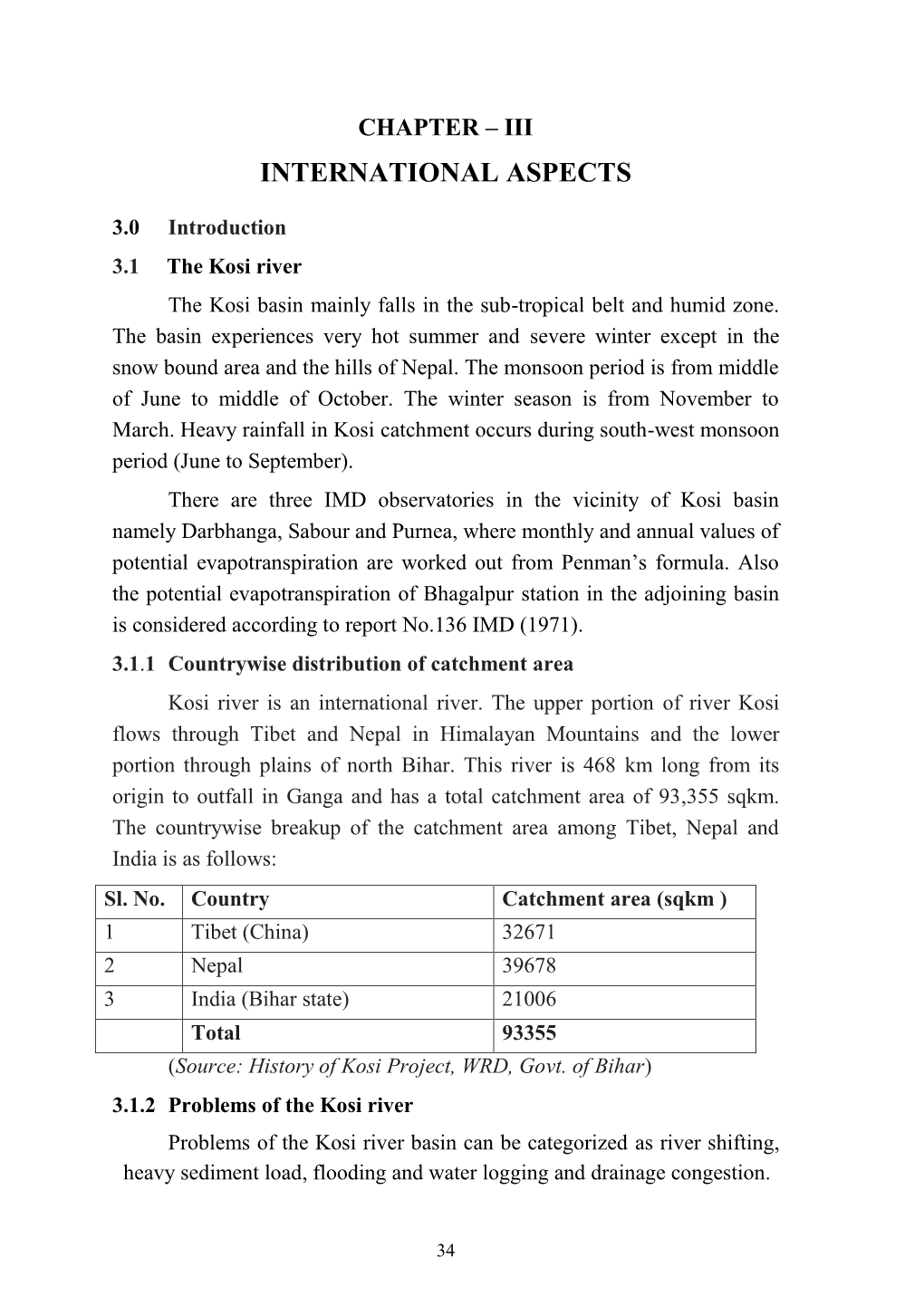 Chapter – Iii International Aspects