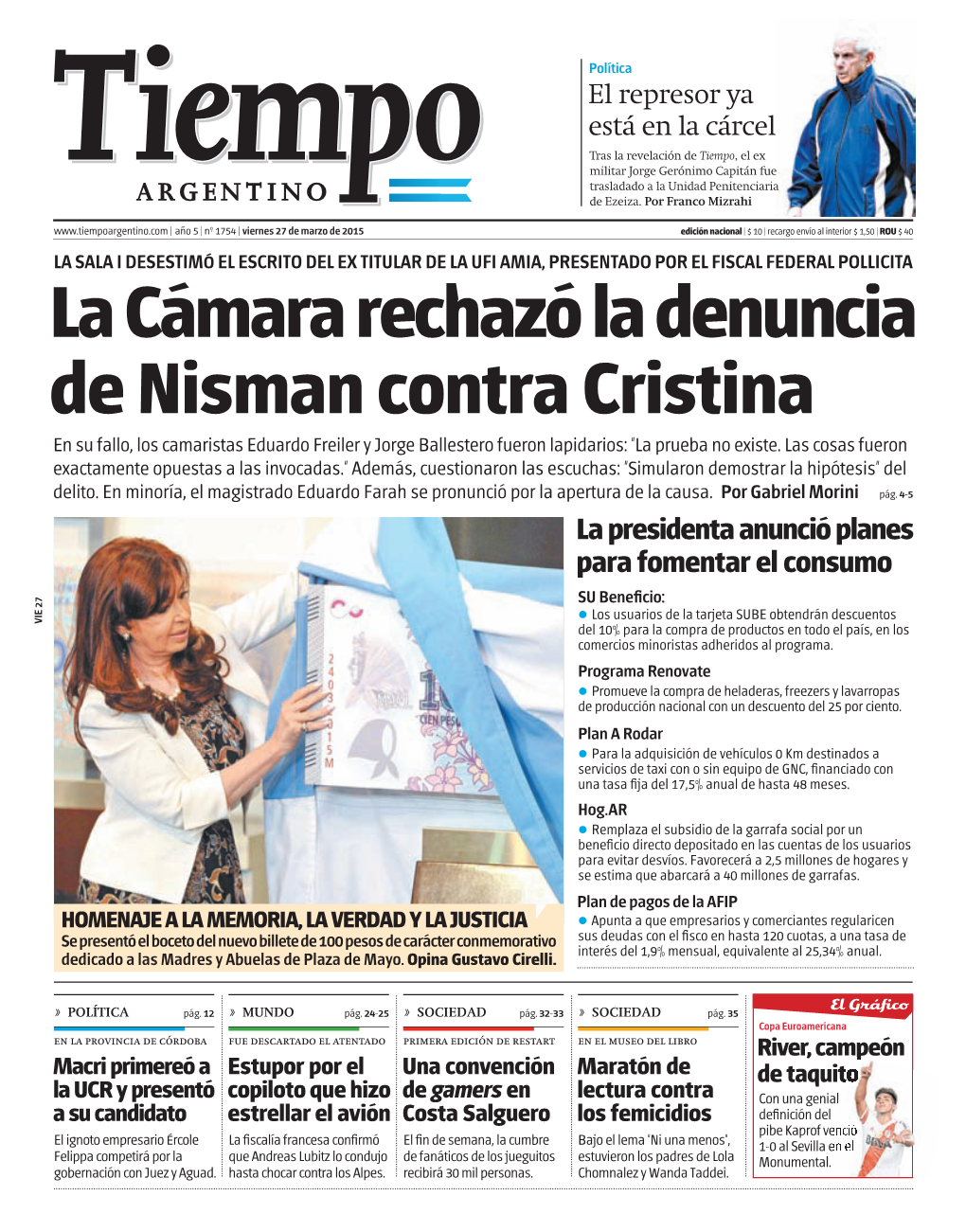 La Cámara Rechazó La Denuncia De Nisman Contra Cristina En Su Fallo, Los Camaristas Eduardo Freiler Y Jorge Ballestero Fueron Lapidarios: 