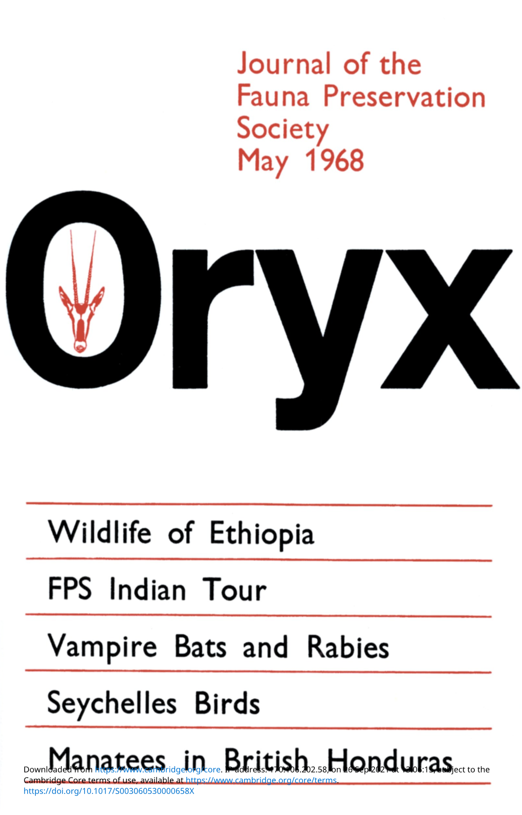 ORX Volume 9 Issue 4 Cover and Front Matter