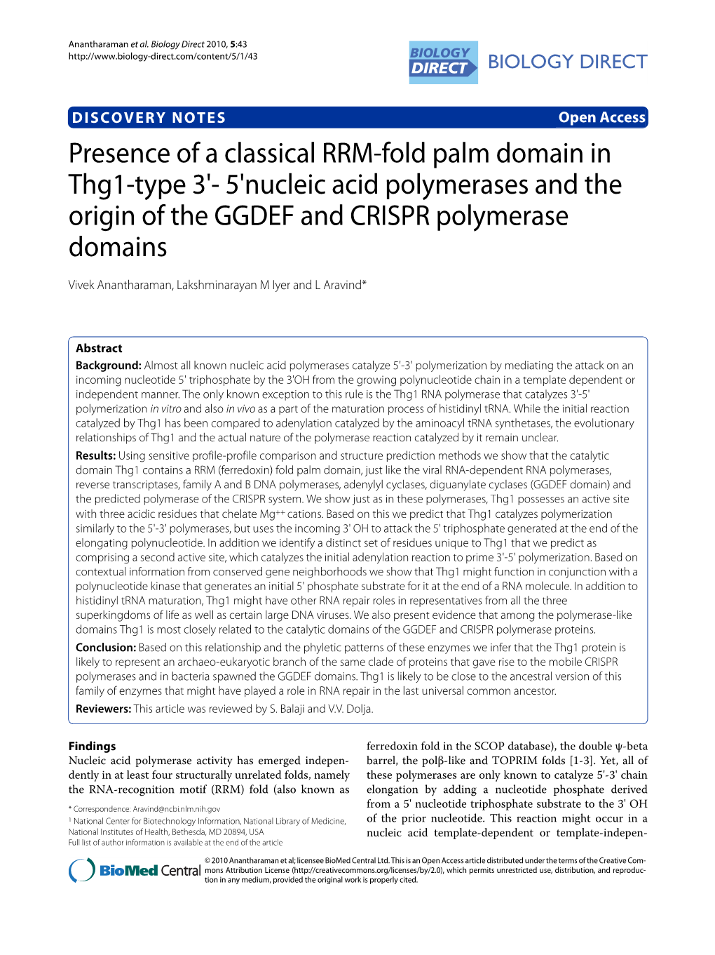 5'Nucleic Acid Polymerases and the Origin of the GGDEF and CRISPR Polymerase Domains