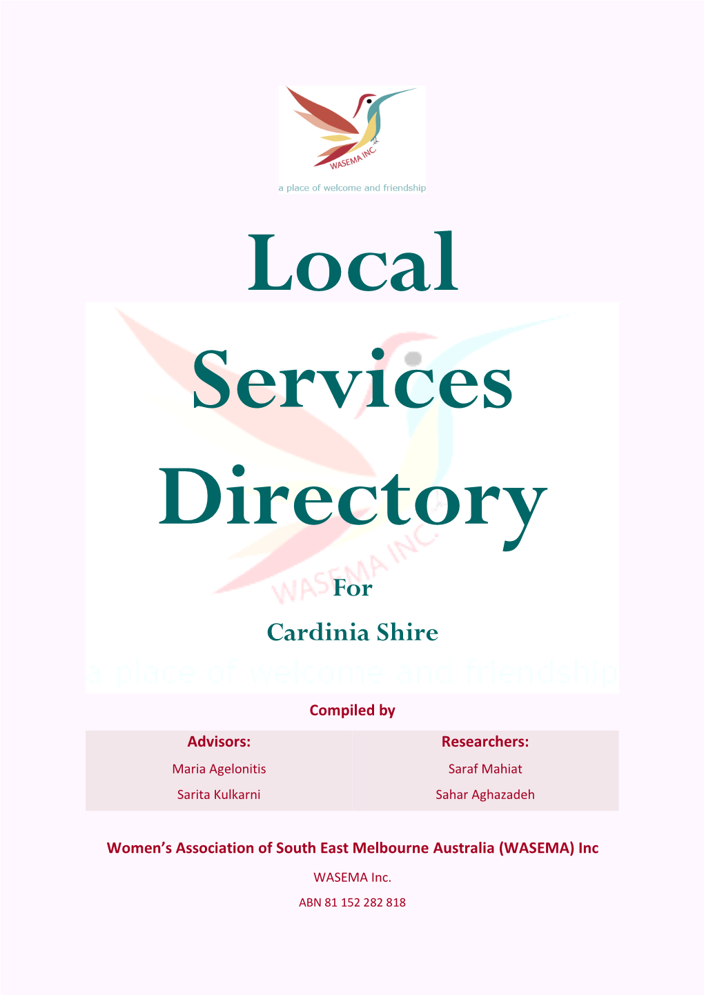 Shire of Cardinia Local Government Areas