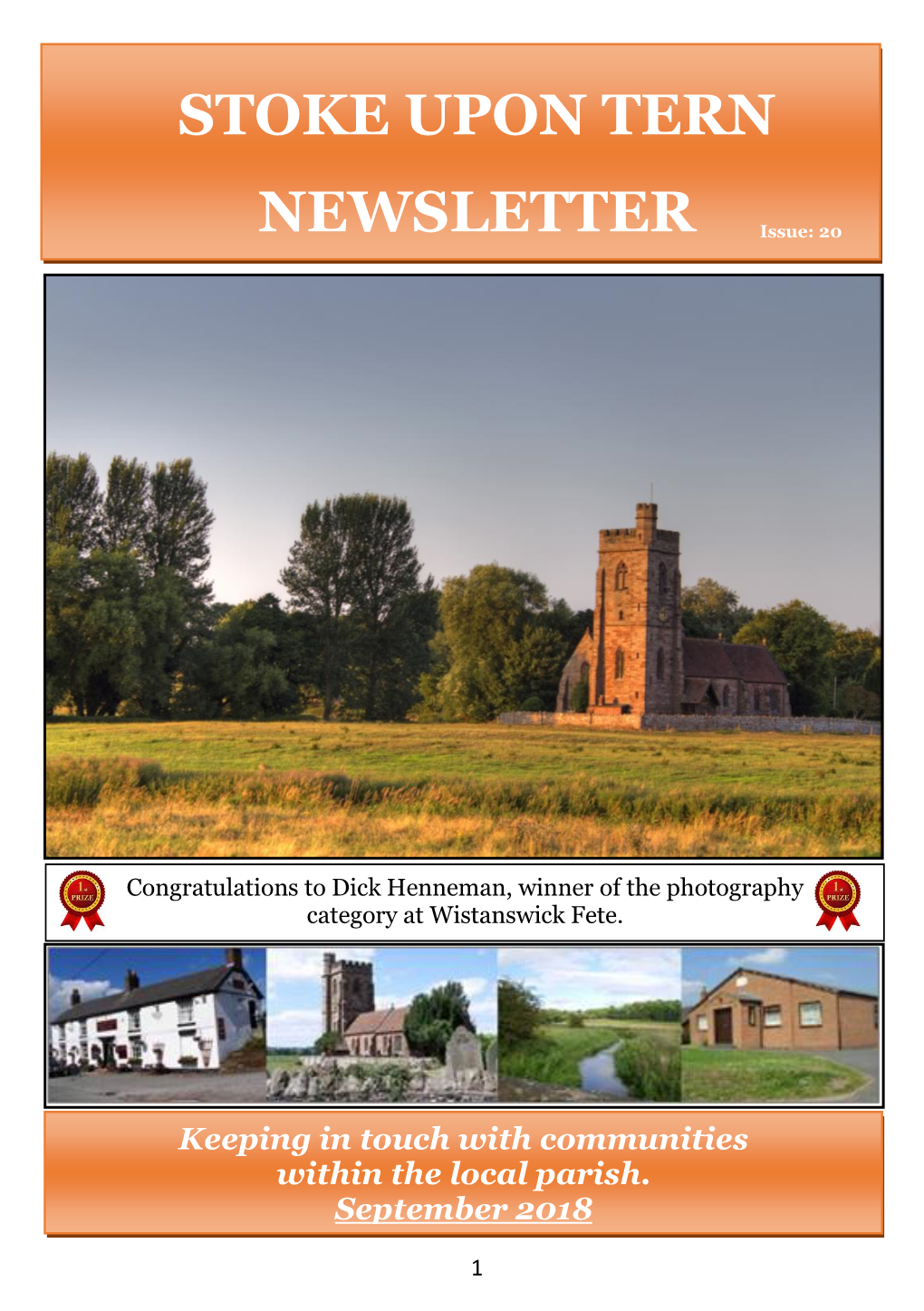 STOKE UPON TERN NEWSLETTER Issue