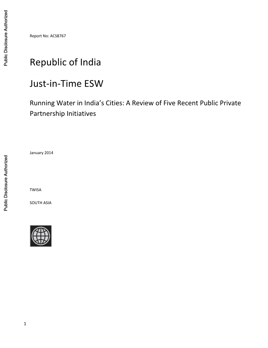 Republic of India Just-In-Time