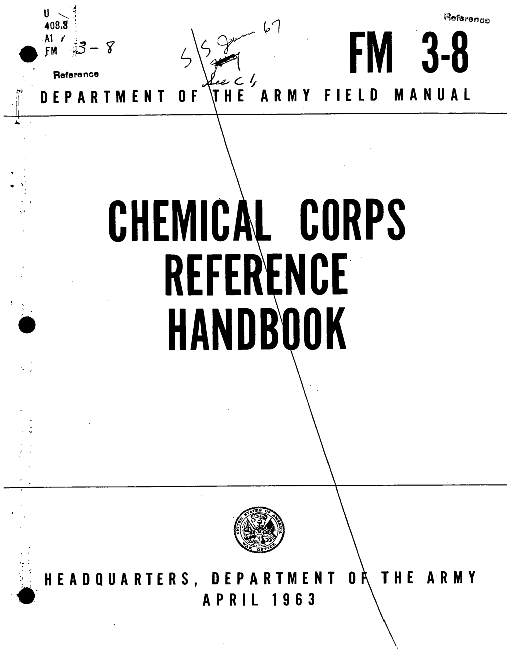Fm ' -P—Í3 Yj Reference C H FM 3-8 N DEPARTMENT 0F the ARMY FIELD MANUAL