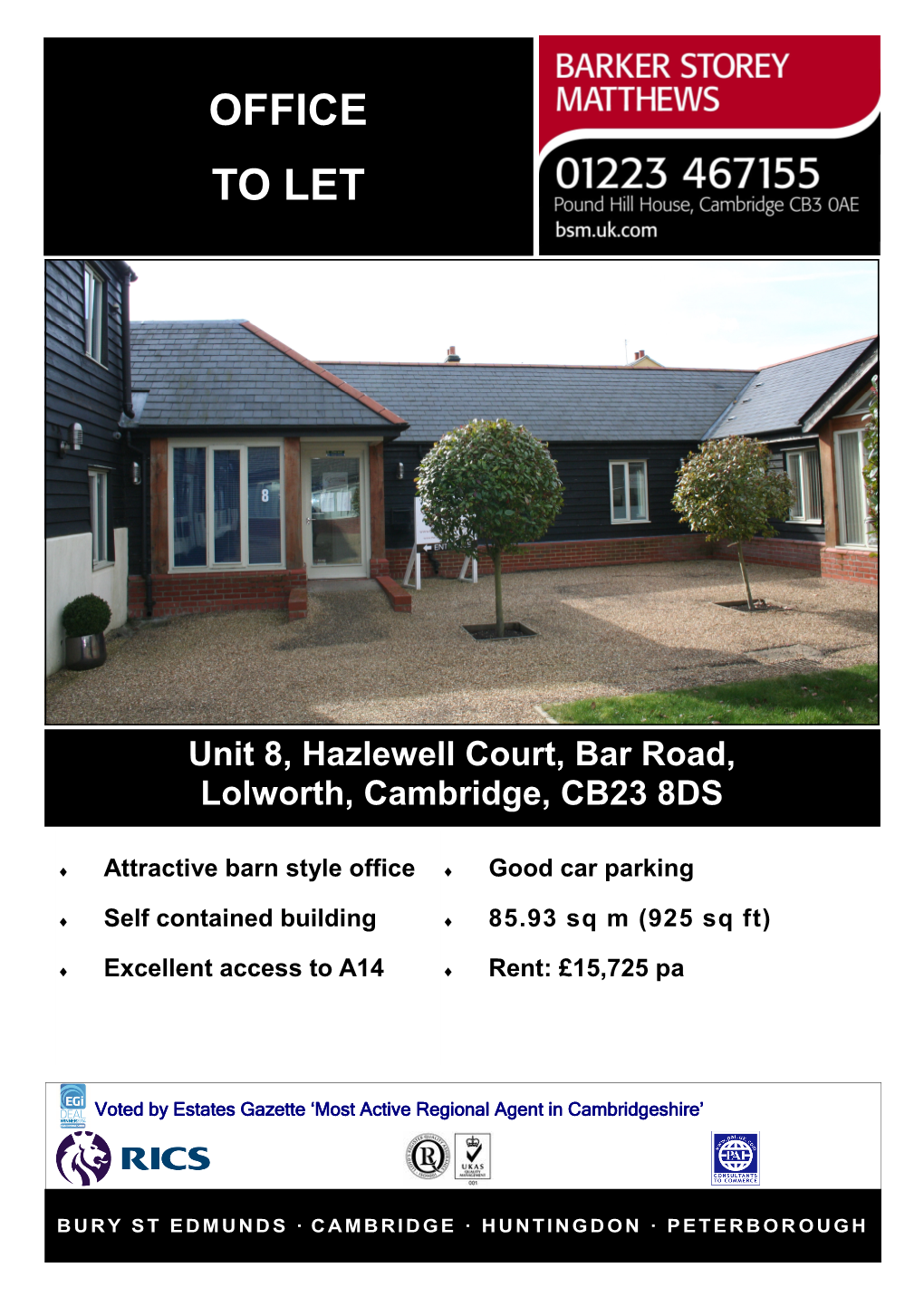 Unit 8 Hazlewell Court, Lolworth