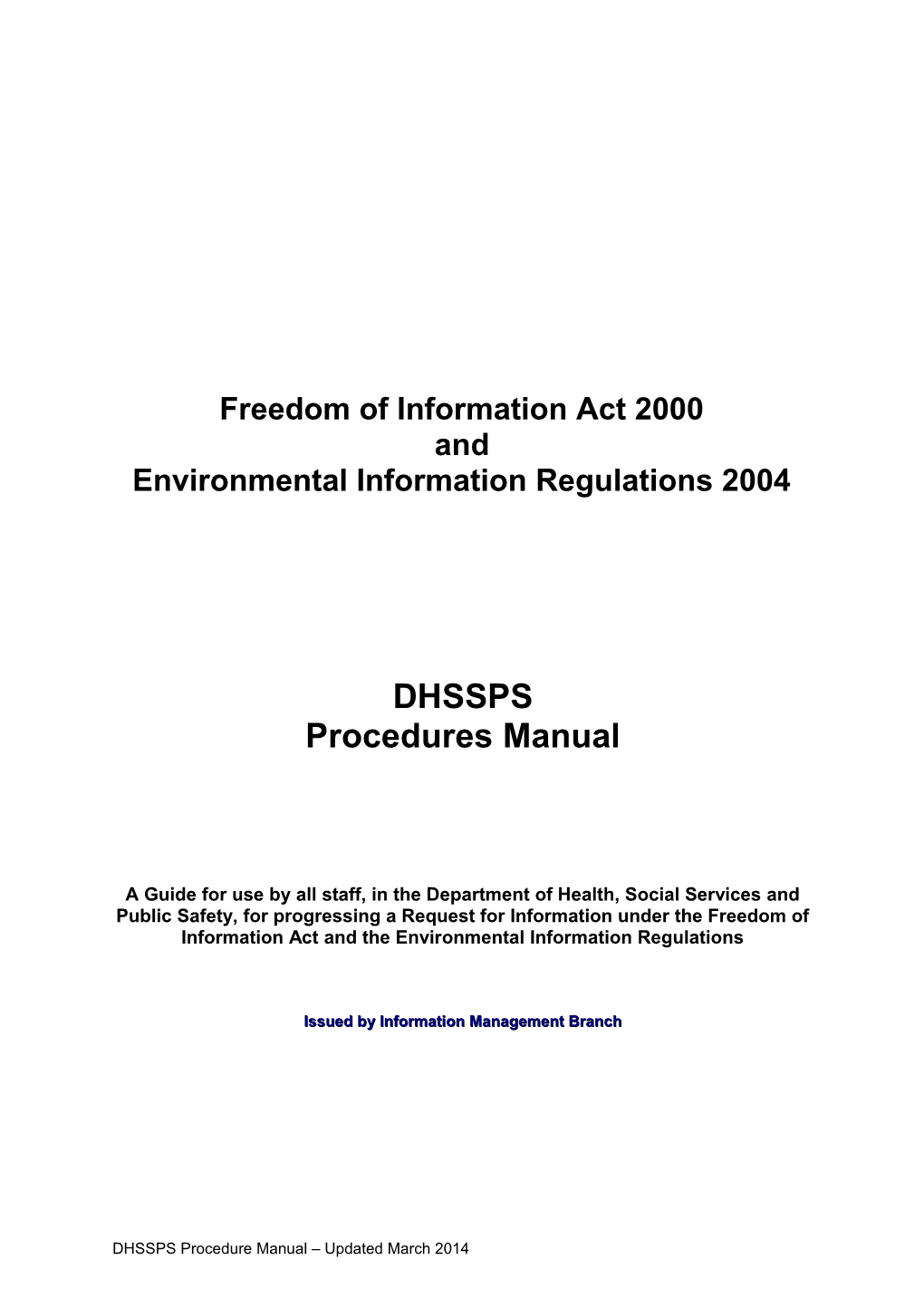 Freedom of Information Act 2000