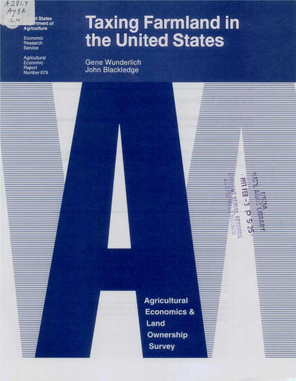 Taxing Farmland in the United States (AER-679)