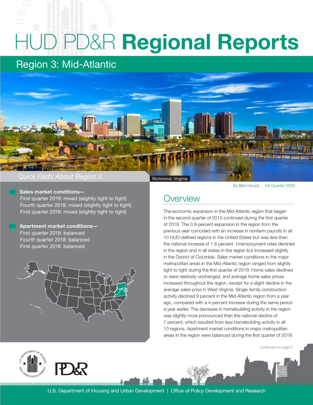 HUD PD&R Regional Reports