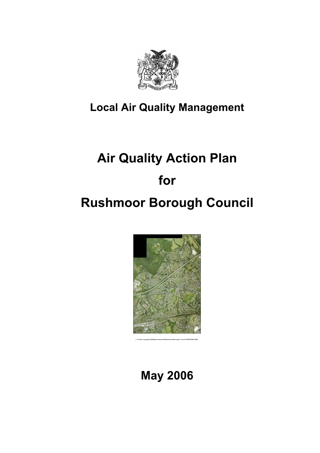 Air Quality Action Plan for Rushmoor Borough Council