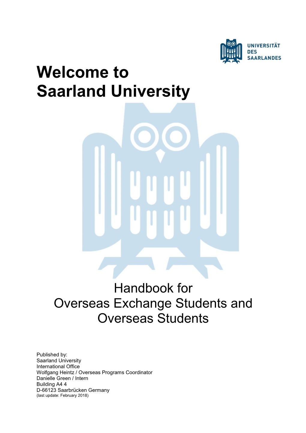 Welcome to Saarland University