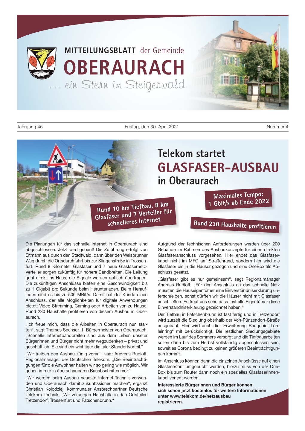 Glasfaser-Ausbau