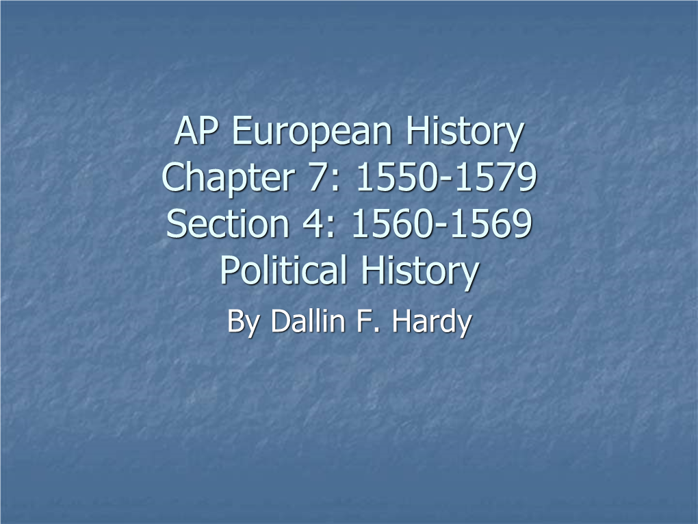 Chapter 9: the Late Middle Ages Section 1: the Black Death