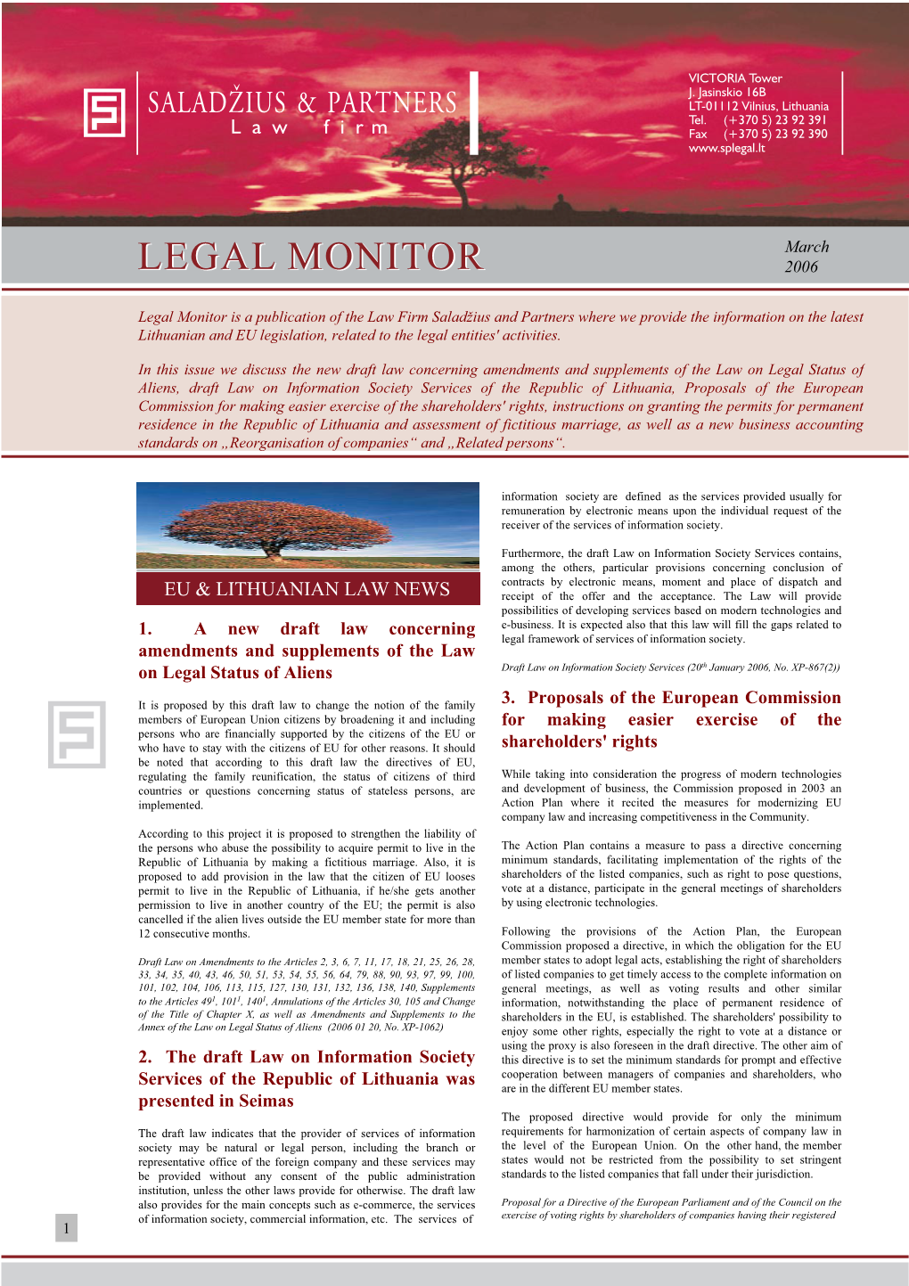 Legal Monitor Monitor 2006