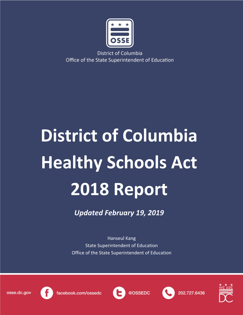 2018 Healthy Schools Act Report 5