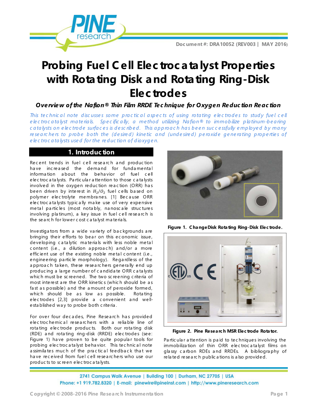 Probing Fuel Cell Electrocatalyst Properties with Rotating Disk And