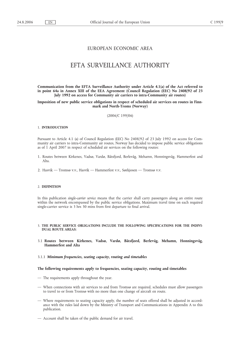 Efta Surveillance Authority
