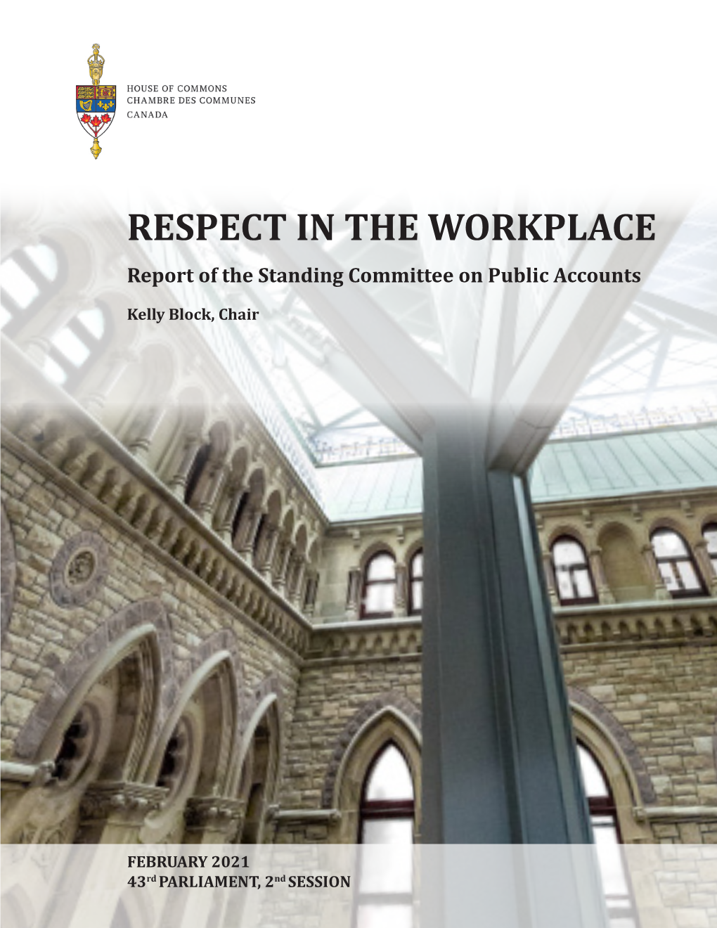 RESPECT in the WORKPLACE Report of the Standing Committee on Public Accounts