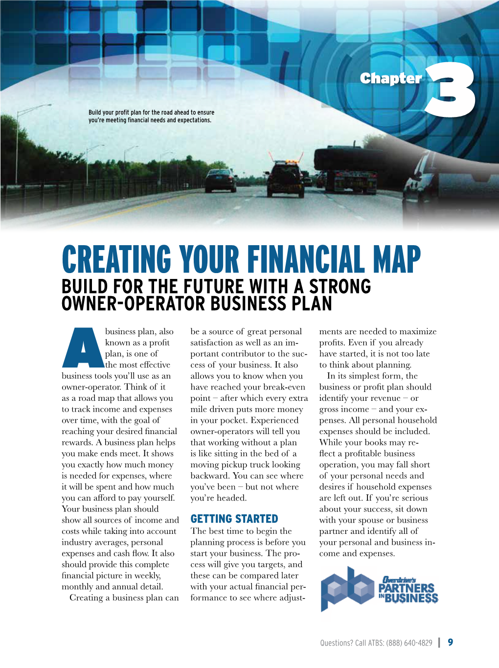 Creating Your Financial Map Build for the Future with a Strong Owner-Operator Business Plan