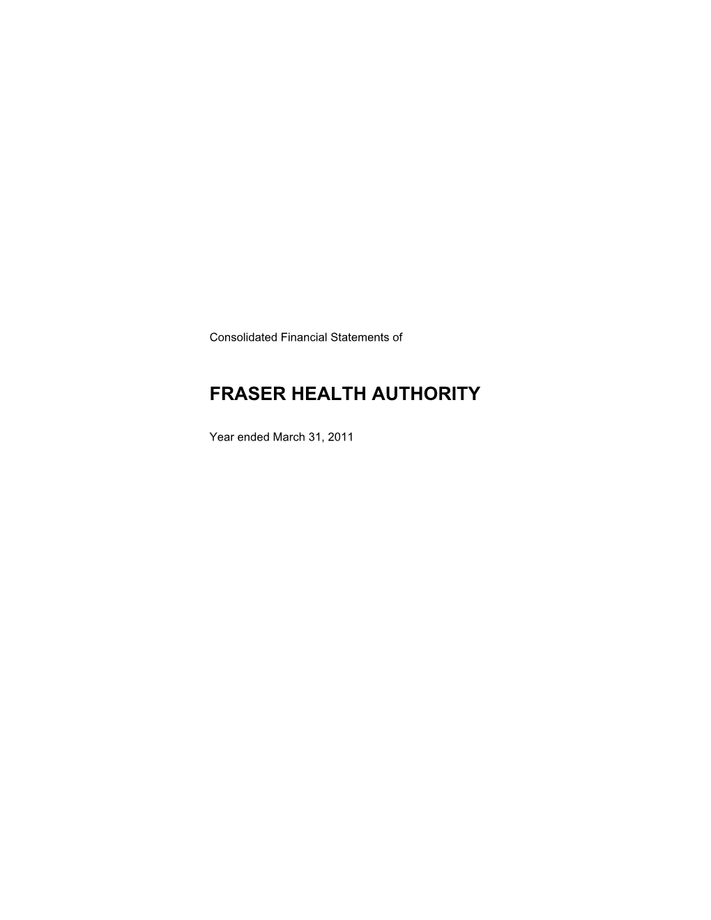 Fraser Health Authority