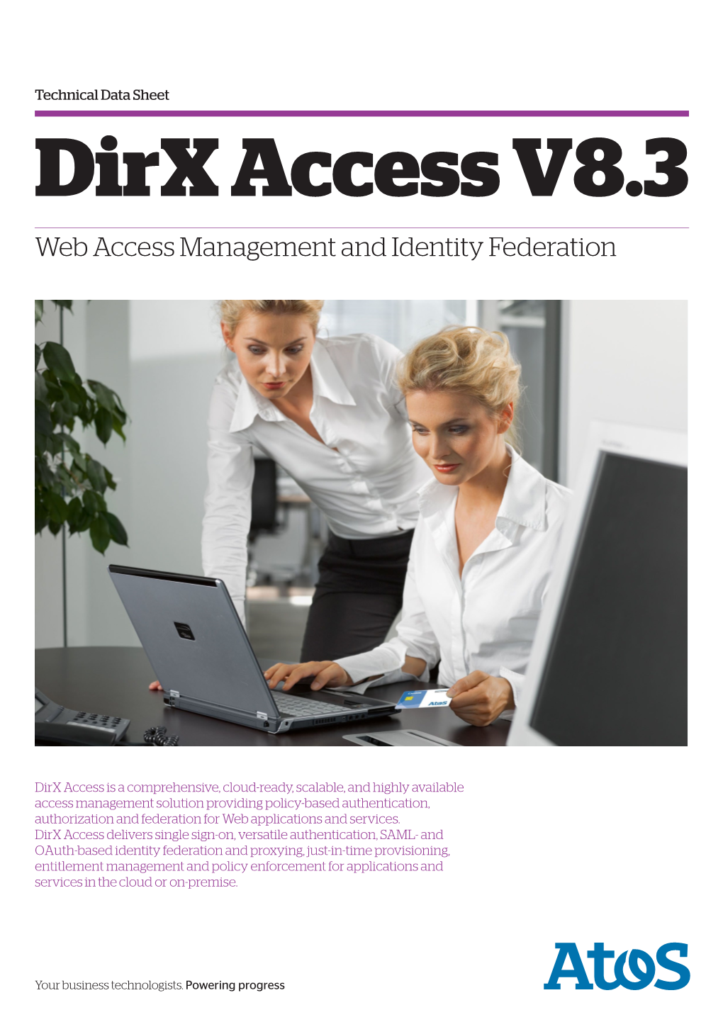 Technical Data Sheet Dirx Access V8.3 Web Access Management and Identity Federation