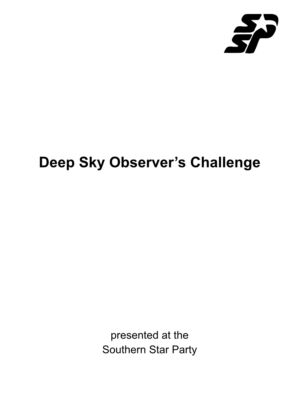 Ssp-Deep-Sky-Challenge V2.Indd