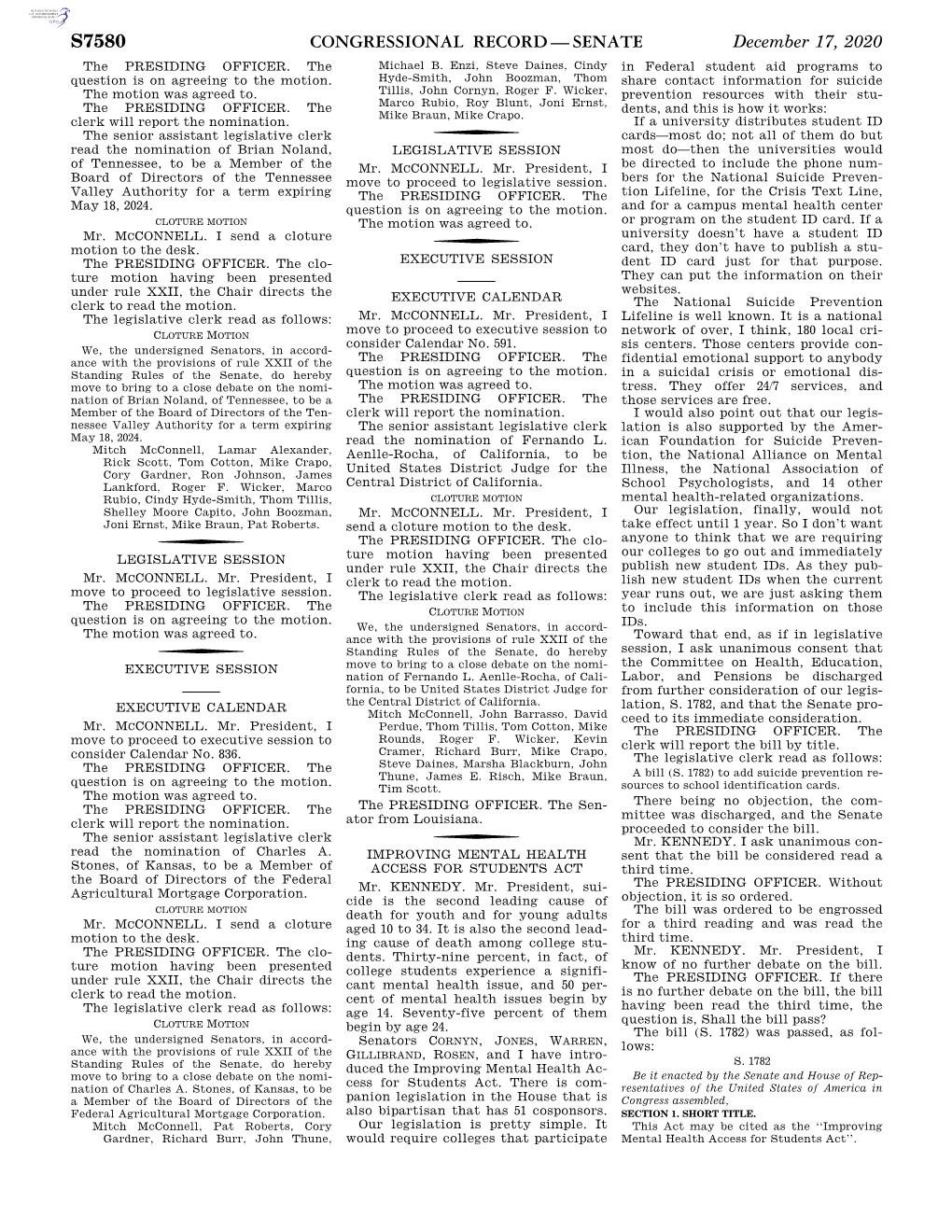 Congressional Record—Senate S7580