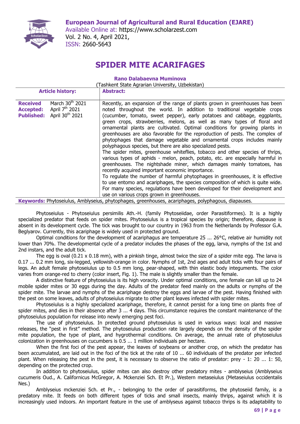 Spider Mite Acarifages