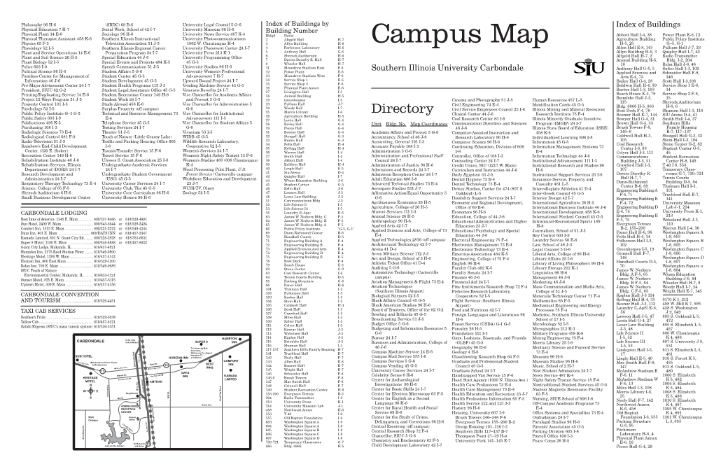 30163 Campus Map Directory.P65