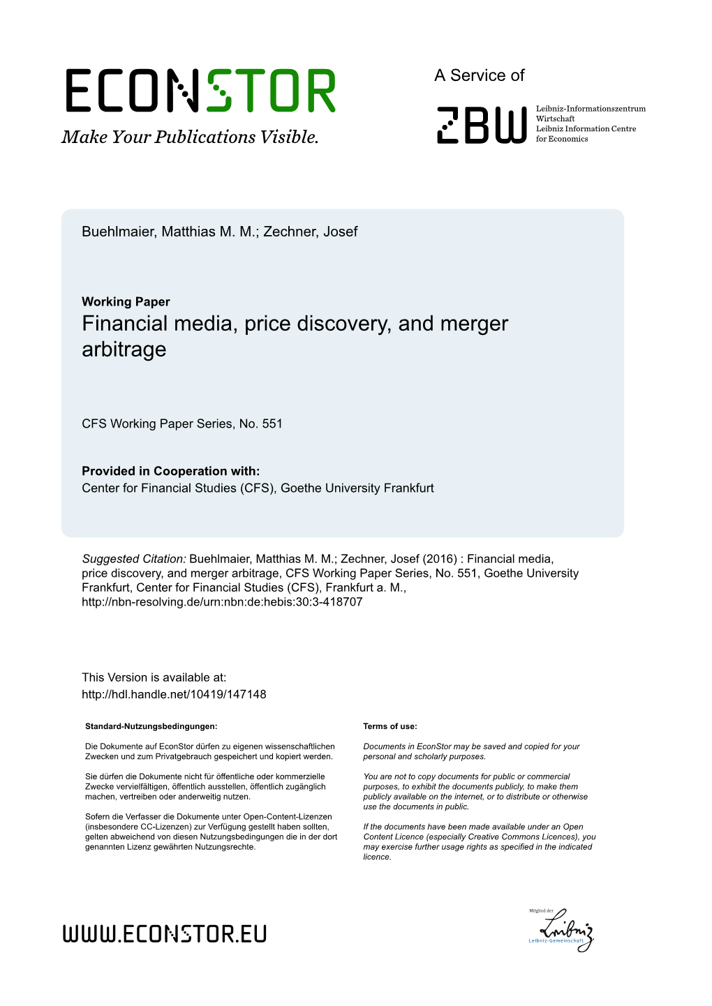 Financial Media, Price Discovery, and Merger Arbitrage