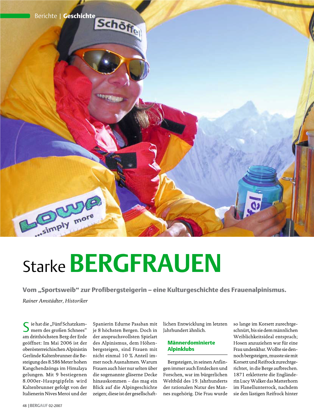 Starke BERGFRAUEN