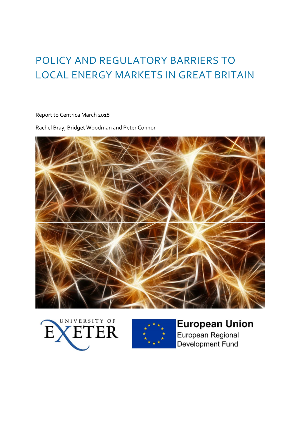 Policy and Regulatory Barriers to Lems in GB. March 2018