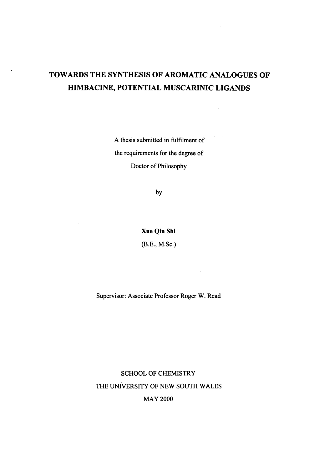 Towards the Synthesis of Aromatic Analogues of Himbacine, Potential Muscarinic Ligands