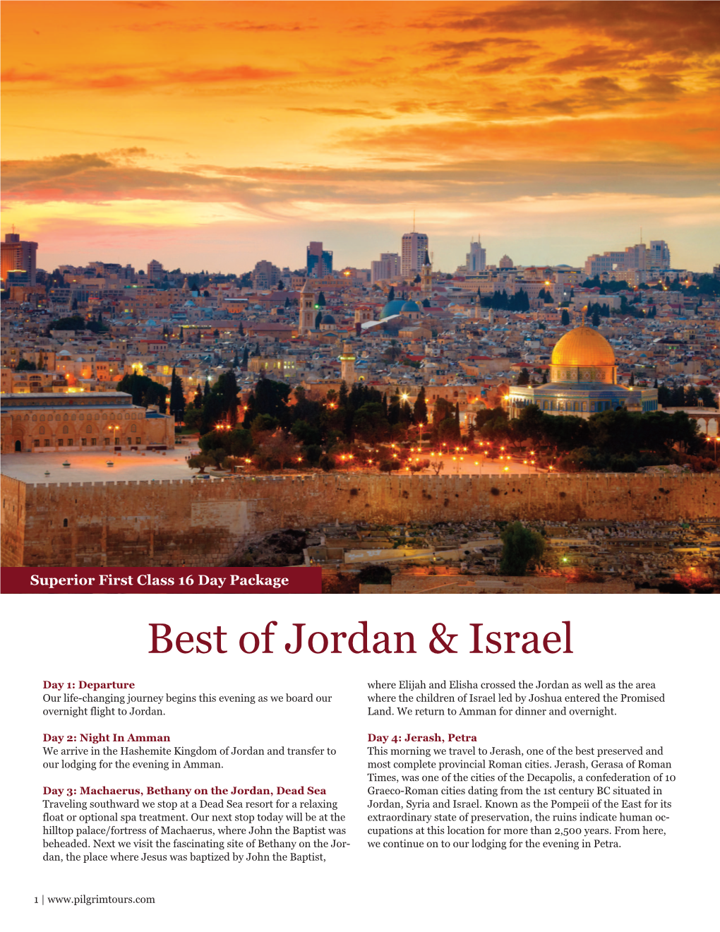 Best of Jordan & Israel