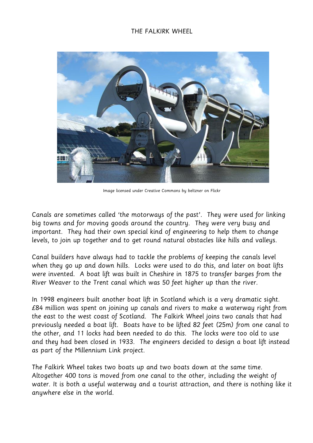 The Falkirk Wheel