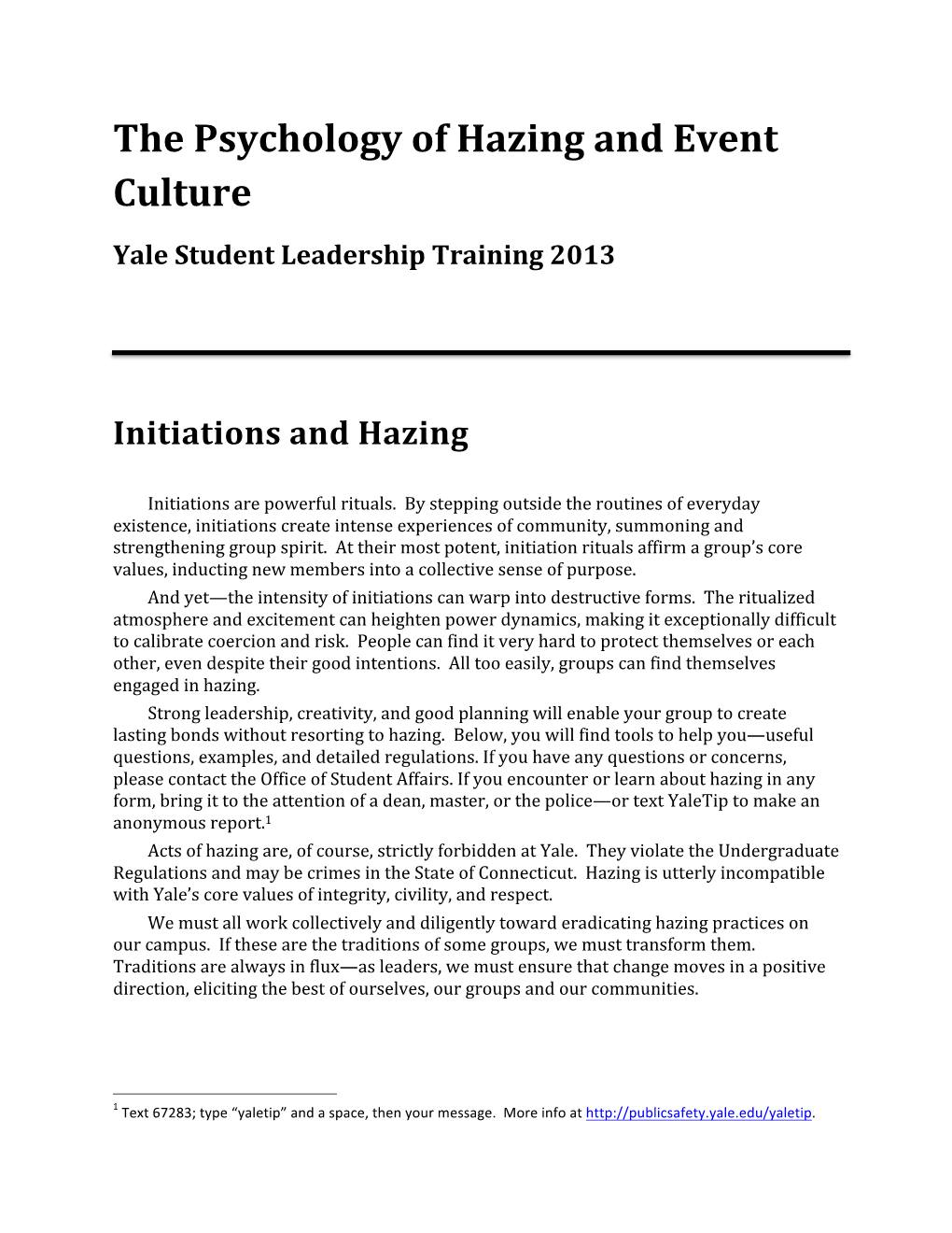 The$Psychology$Of$Hazing$And