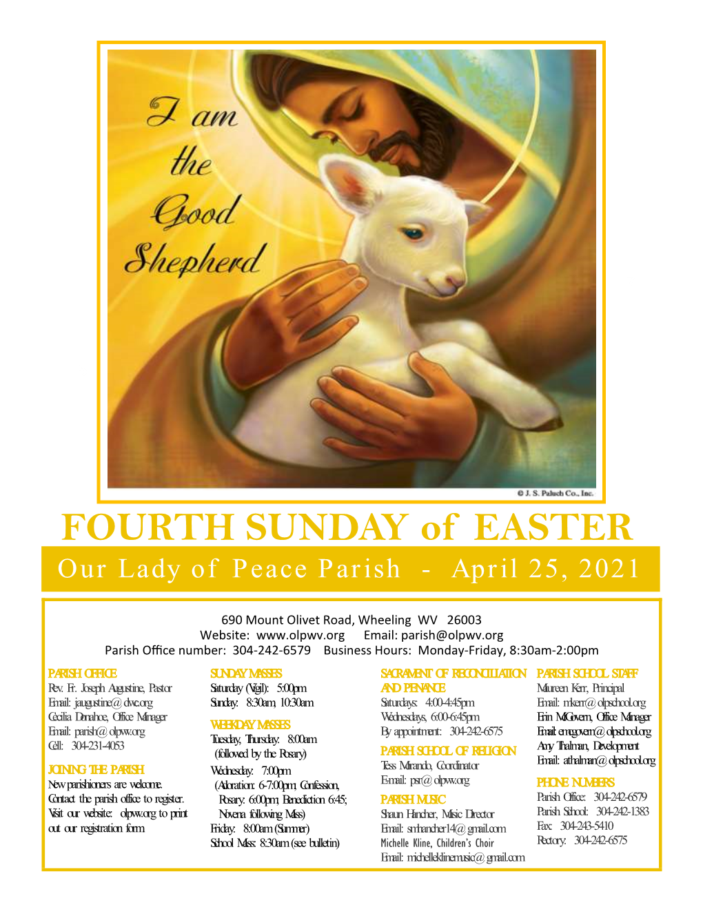 04 25 Fourth Sunday of Easter