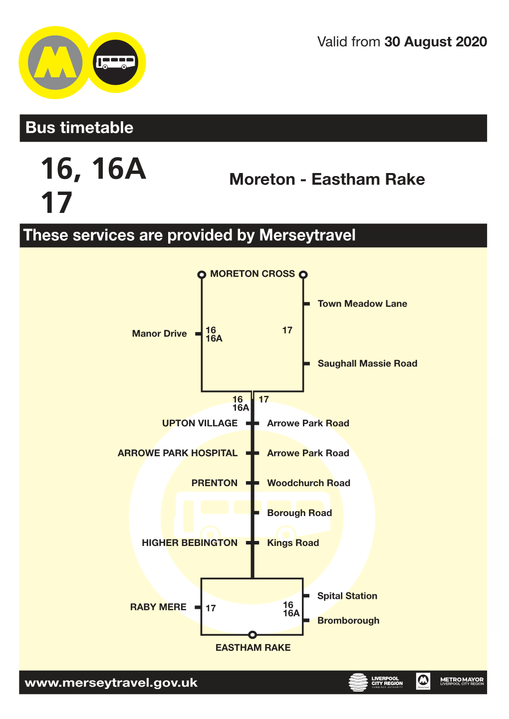 16, 16A, 17 Moreton