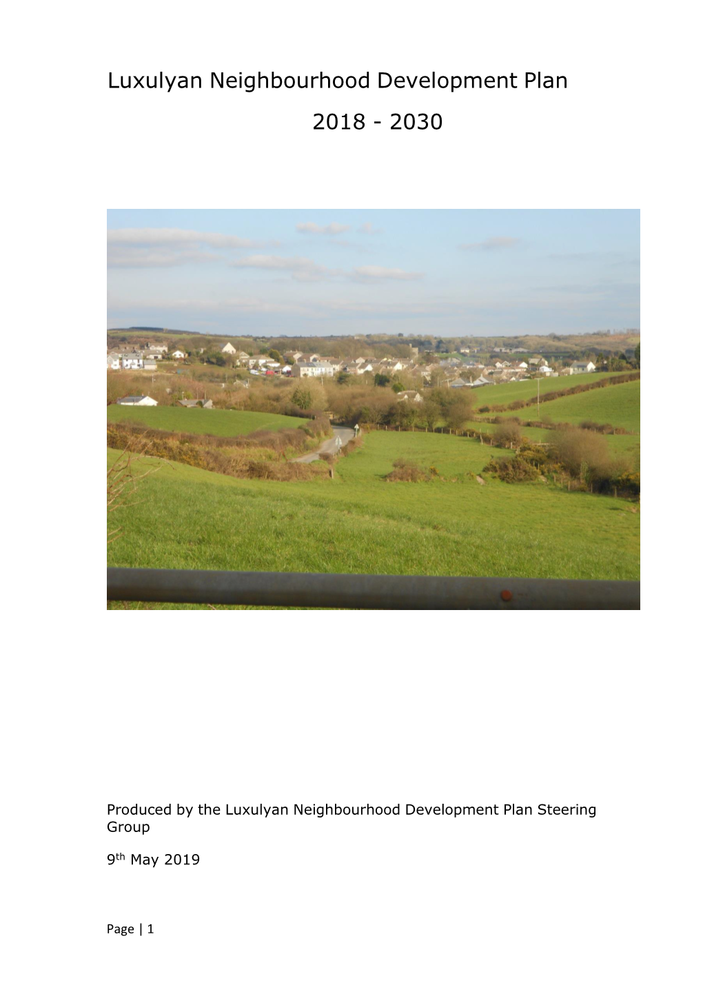 Luxulyan Neighbourhood Development Plan 2018 - 2030