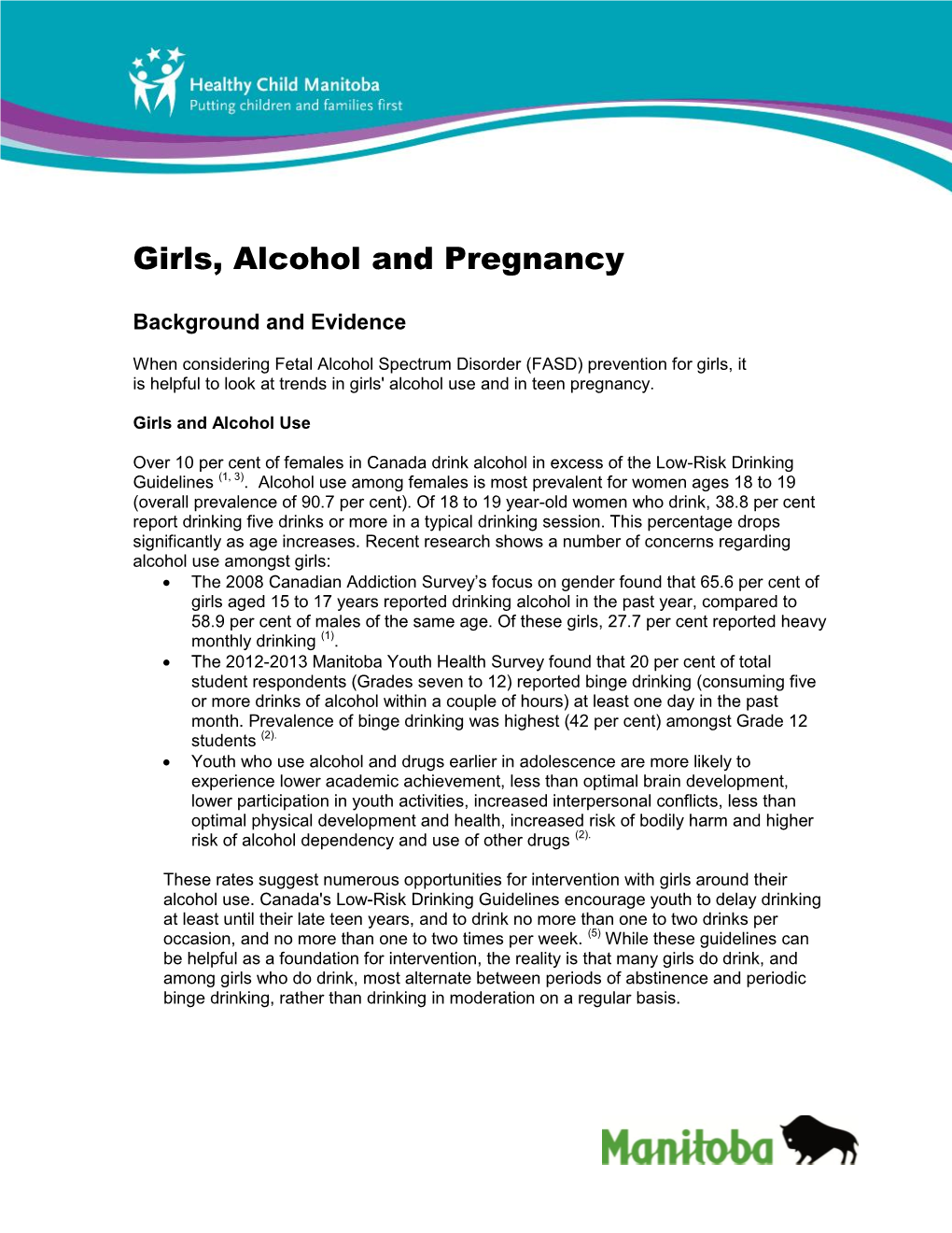 Girls, Alcohol and Pregnancy