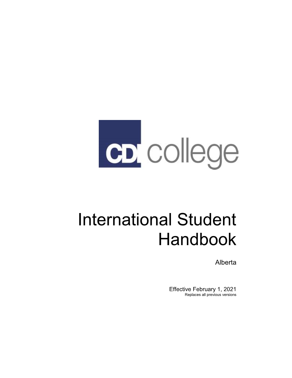 International Student Handbook