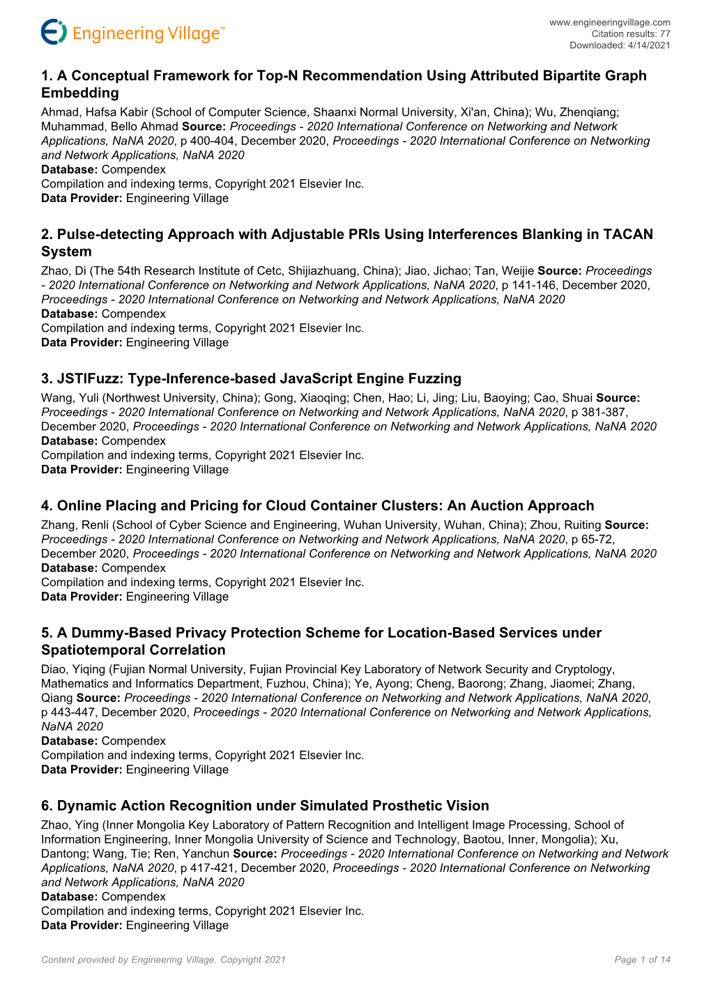 1. a Conceptual Framework for Top-N Recommendation Using Attributed