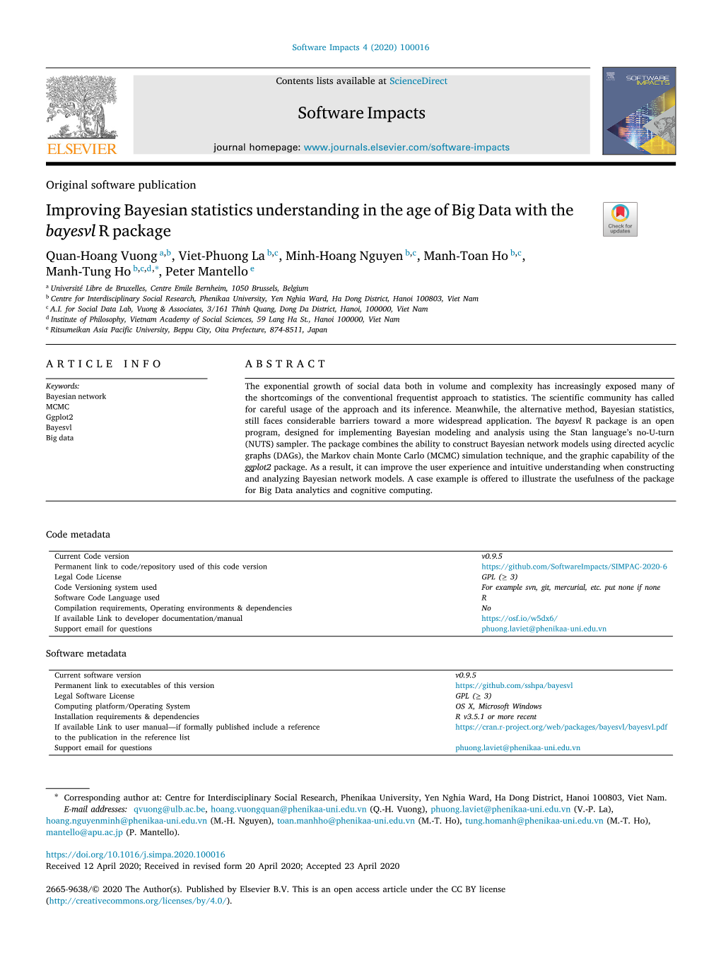 Improving Bayesian Statistics Understanding in the Age of Big