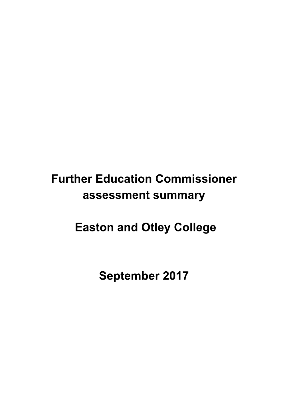 Easton and Otley College