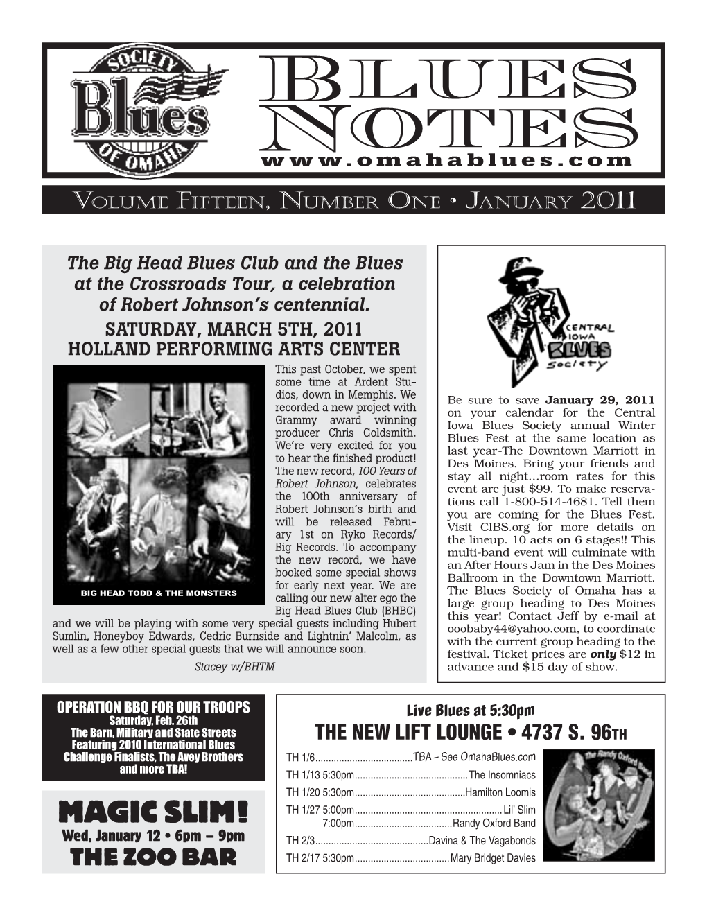 Blues Notes January 2011
