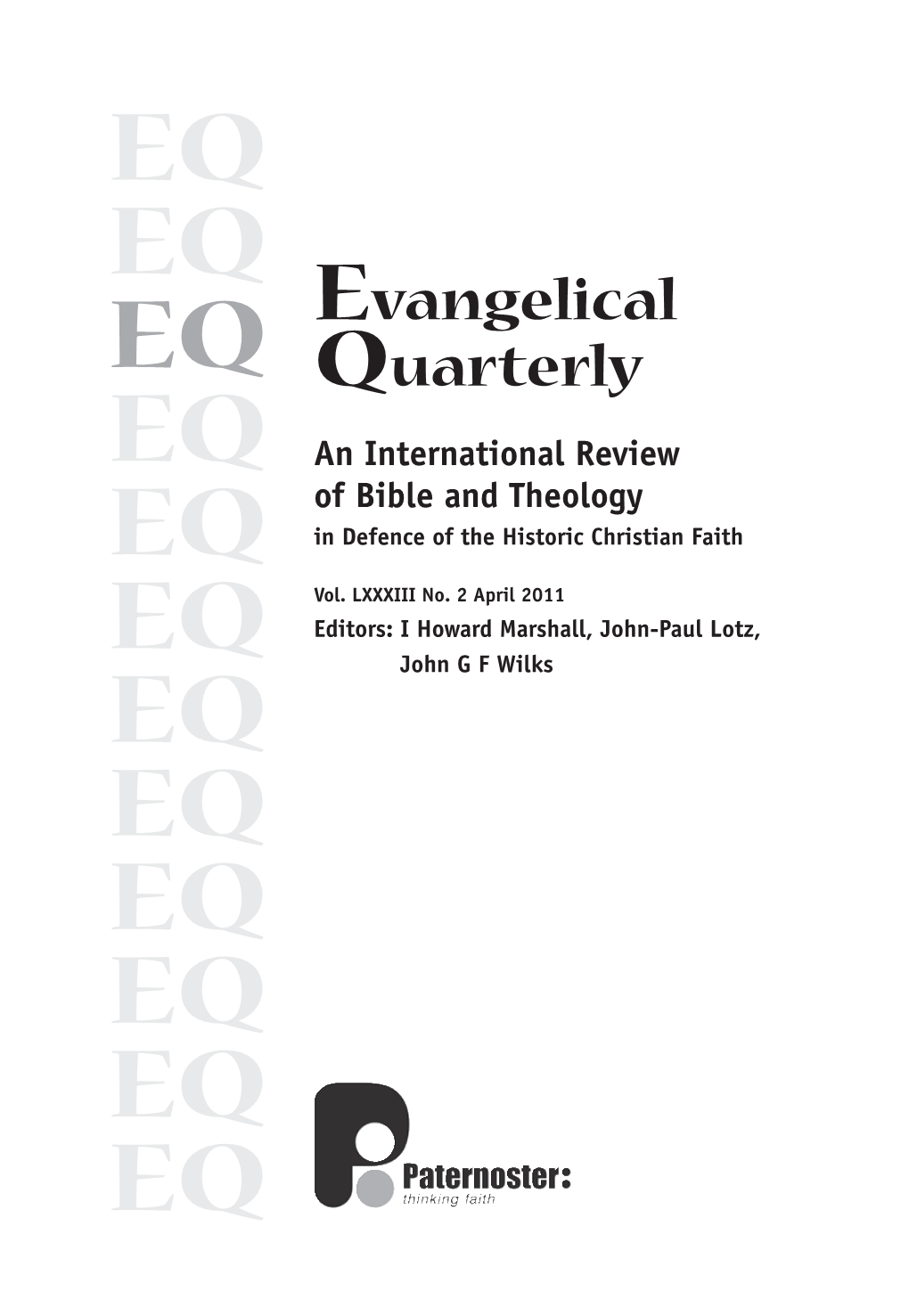 Brian C. Brewer, "Evangelical Anglicanism: John Wesley's